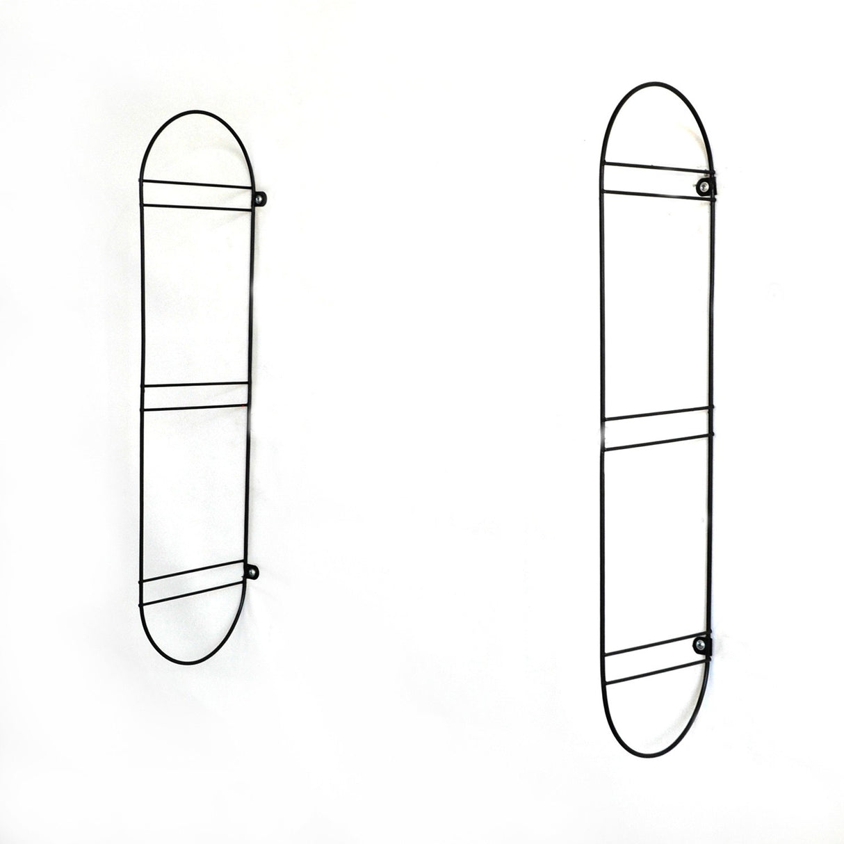 Raft de perete Wr041, Nuc - Negru, 60x15x55 cm
