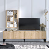Comodă TV Turid, Stejar safir, 180x35x50 cm