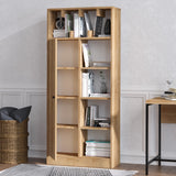Bibliotecă Jemma, Stejar, 60x170x30 cm