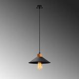 Lustră GMN-00007, Negru, Ø24x103 cm