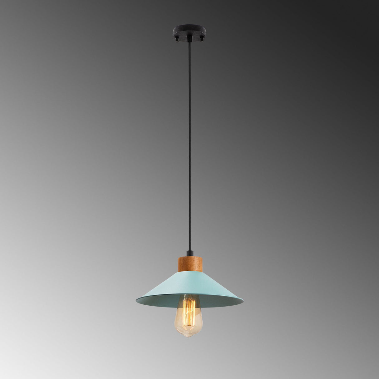 Lustră GMN-00005, Albastru, Ø24x103 cm