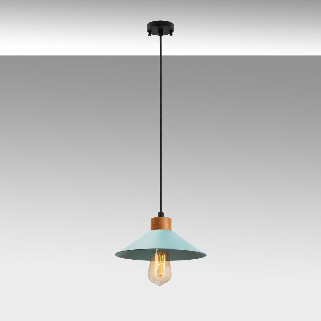 Lustră GMN-00005, Albastru, Ø24x103 cm