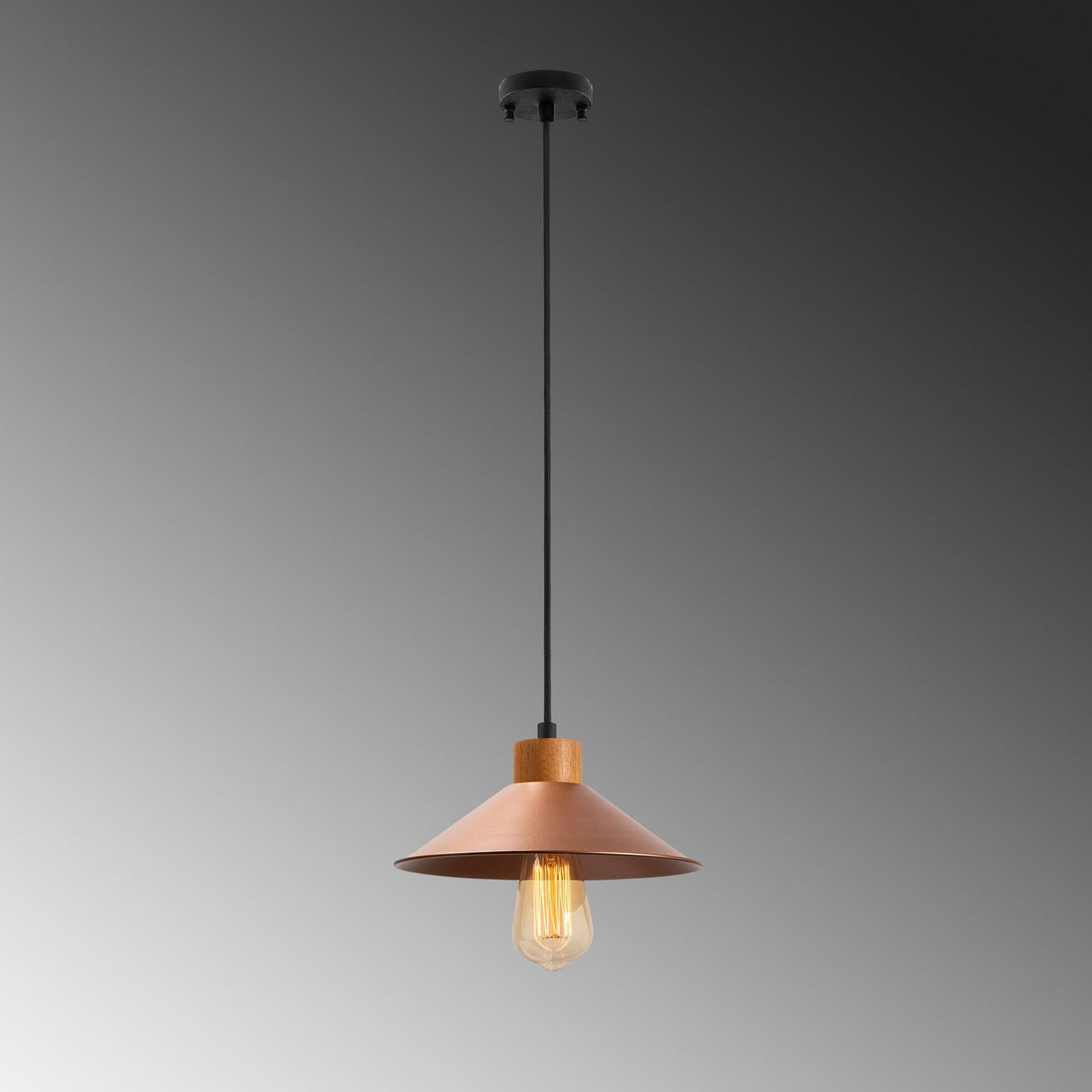 Lustră GMN-00003, Copper, Ø24x103 cm
