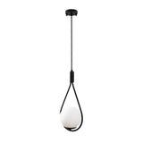 Lustră GMN-00008, Negru, Ø15x56 cm