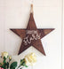 Decorațiune de perete din lemn Shooting Stars, Nuc, 35x32x1.8 cm, SKU 796LMN2019, imagine 1