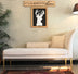 Decorațiune de perete din lemn Black Deer, Maro - Negru, 71x2x96 cm, SKU 796LMN2036, imagine 1