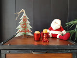 Decorațiune de perete din lemn Oh Baby Its Cold Outside, Verde, 30x23x2 cm