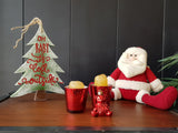 Decorațiune de perete din lemn Oh Baby Its Cold Outside, Verde, 30x23x2 cm