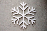 Decorațiune de perete din lemn Snow 2019, Alb, 38x38x1.8 cm, SKU 796LMN2053, imagine 1