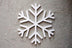 Decorațiune de perete din lemn Snow 2019, Alb, 38x38x1.8 cm, SKU 796LMN2053, imagine 1