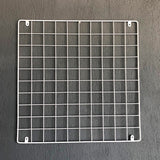 Decorațiune de perete din metal WR006, Alb, 60x60x3 cm