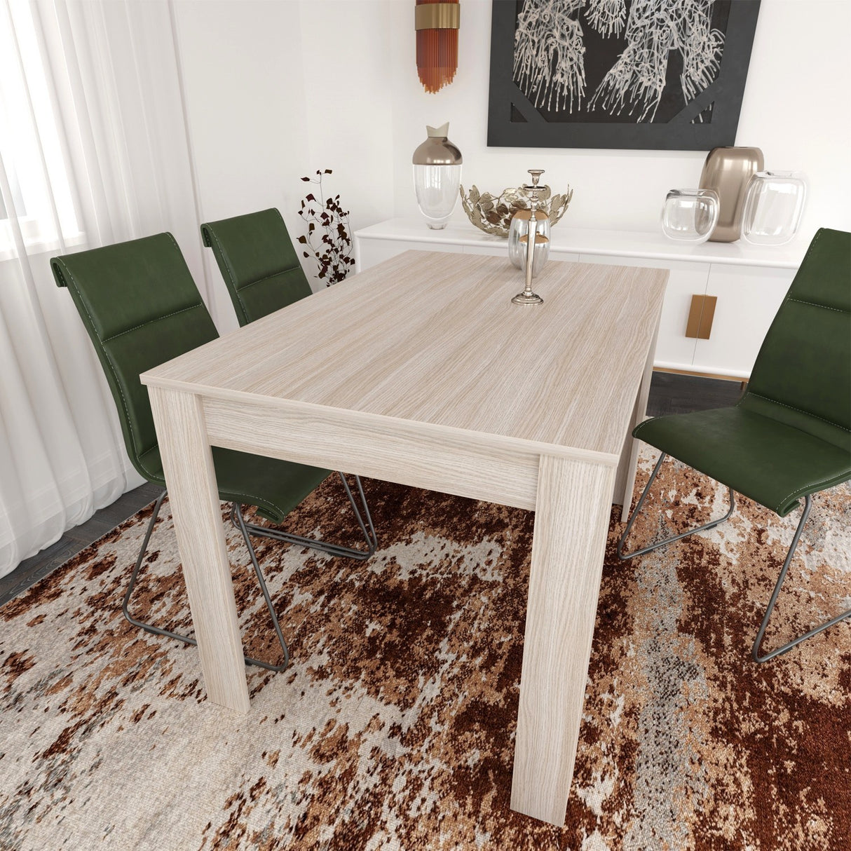 Masă dining Single 120, Stejar, 120x80x78 cm