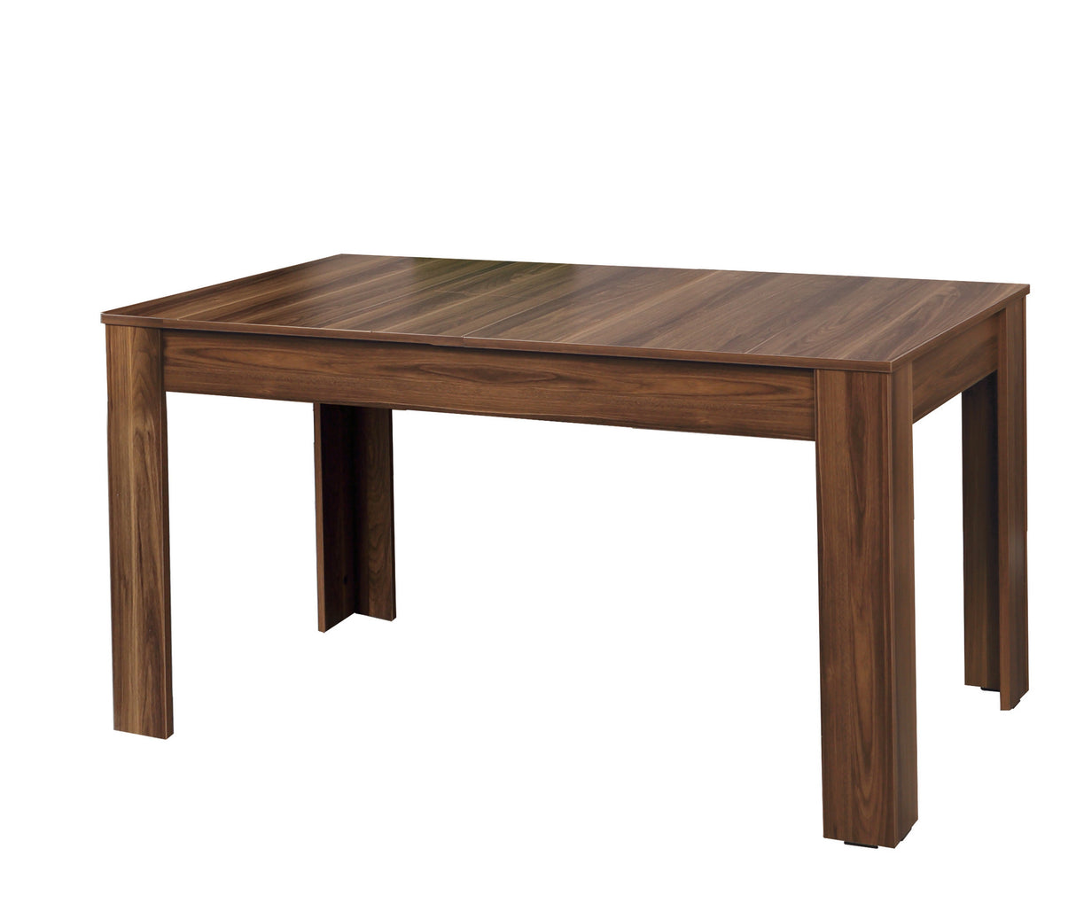 Masă dining extensibilă Oblo, Nuc, 130x80x78 cm