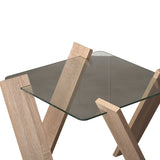 Măsuță de cafea Roman Mini, Diverse culori, 57x57x41 cm - Light oak | SKU: 801CMY2805 | Măsuță de cafea Roman Mini, 57x57x41 cm, varianta Light oak, produs pentru amenajarea locuinței, disponibil online în România la CasaMob