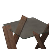 Măsuță de cafea Roman Mini, Diverse culori, 57x57x41 cm - Dark oak | SKU: 801CMY2808 | Măsuță de cafea Roman Mini, 57x57x41 cm, varianta Dark oak, produs pentru amenajarea locuinței, disponibil online în România la CasaMob