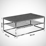 Mobilier Etna 95x55 - White Black, SKU 801CMY2834