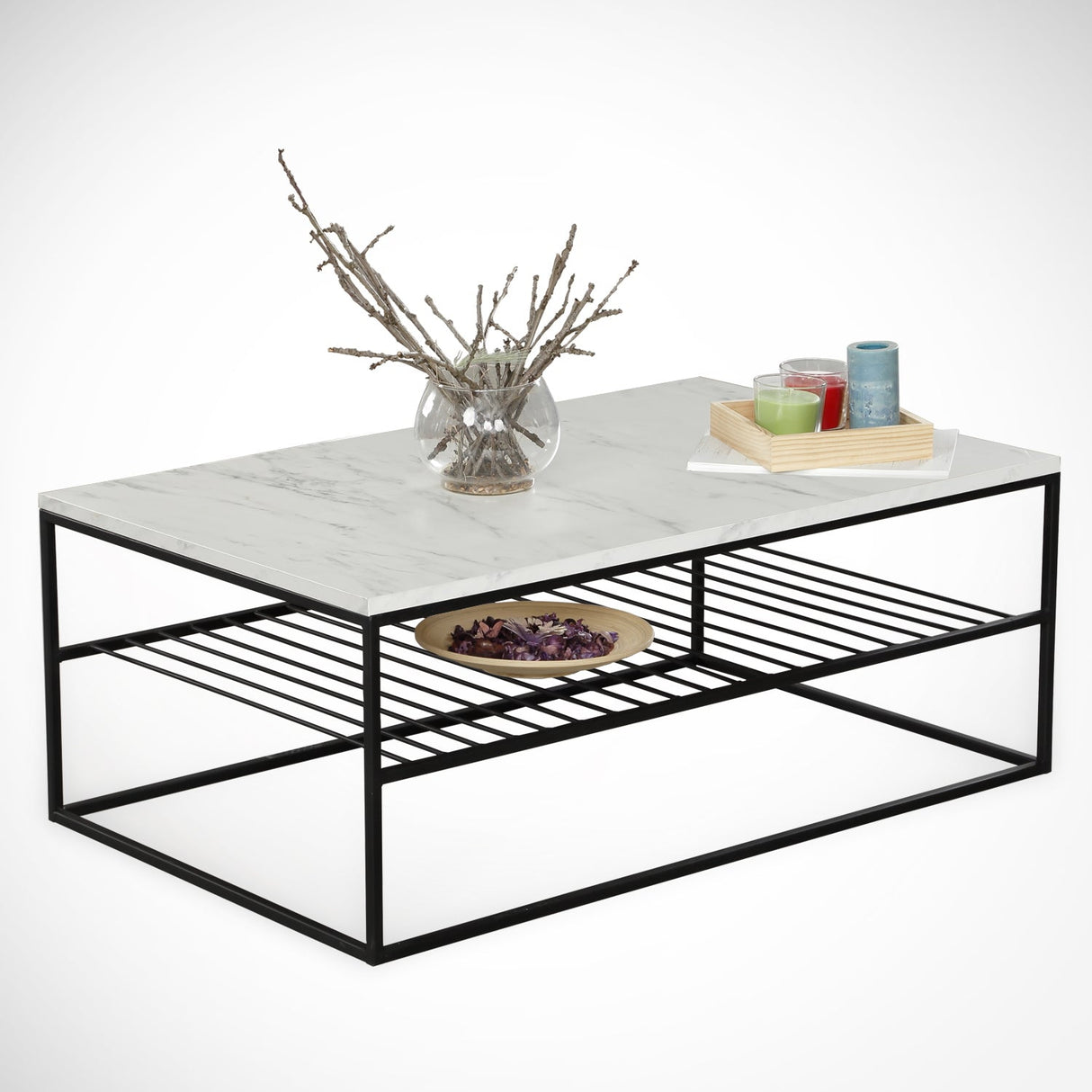 Mobilier Etna 95x55 - White Black, SKU 801CMY2834