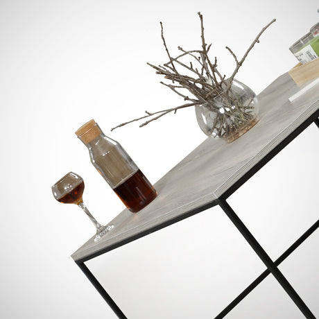 Măsuță de cafea Poly, Sea oak, 75x75x43 cm