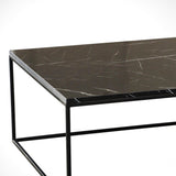 Masuta de cafea King Royal, Negru, 75 x 43 x 75 cm