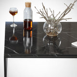 Masuta de cafea King Royal, Negru, 75 x 43 x 75 cm