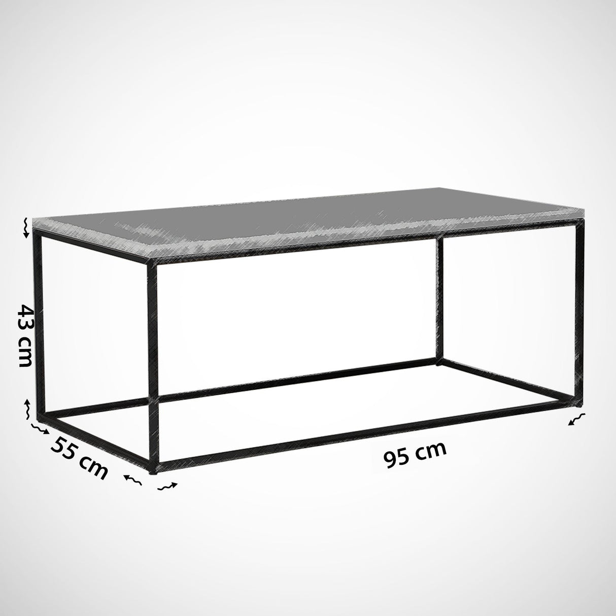 Măsuță de cafea Cosco, Diverse culori, 95x55x43 cm - Sea oak | SKU: 801CMY2856 | Măsuță de cafea Cosco, 95x55x43 cm, varianta Sea oak, produs pentru amenajarea locuinței, disponibil online în România la CasaMob