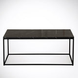 Măsuță de cafea Cosco - Royal, Negru - Alb, 95x55x43 cm