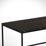 Măsuță de cafea Cosco - Royal, Negru - Alb, 95x55x43 cm