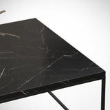 Măsuță de cafea Cosco - Royal, Negru - Alb, 95x55x43 cm