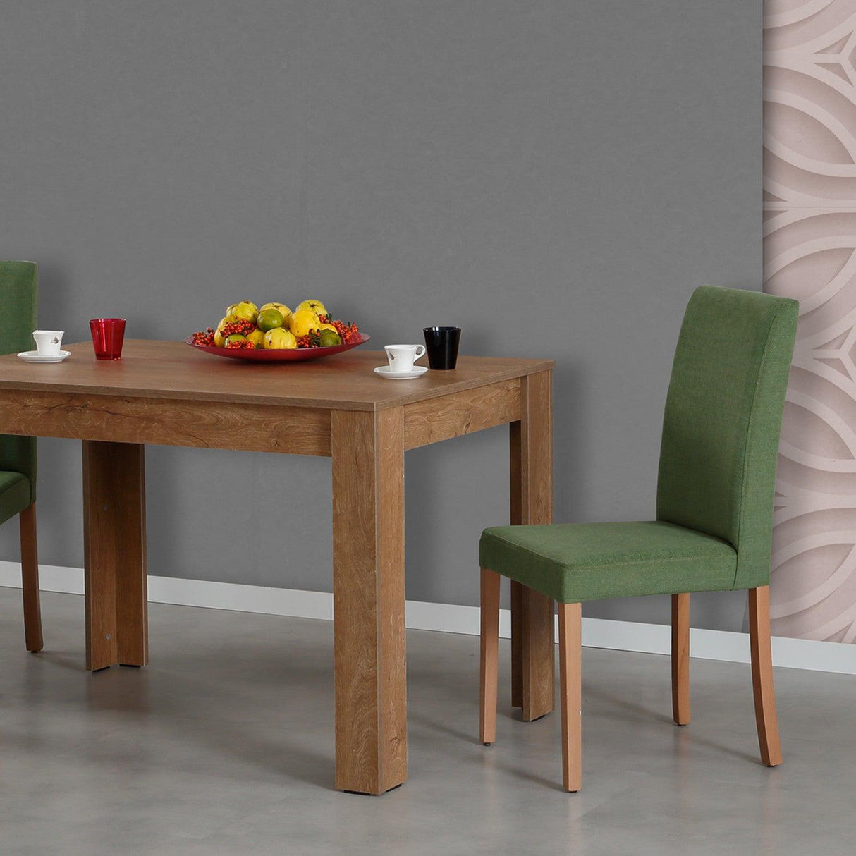Masa Dining Bucatarie Single 120, 120 x 78 x 80 cm - Stejar, SKU 801CMY2904