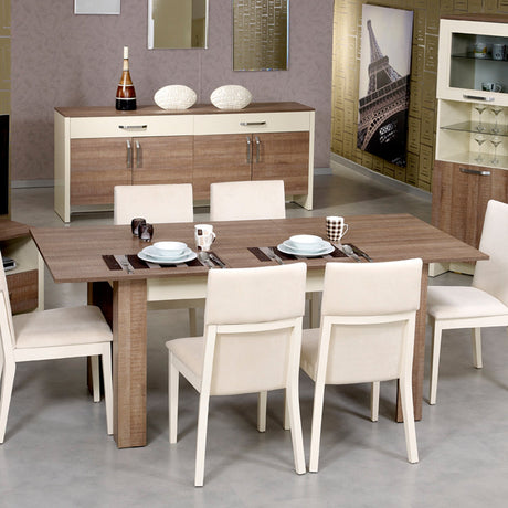 Masă dining extensibilă Bois, Diverse culori, 78x90x150 cm