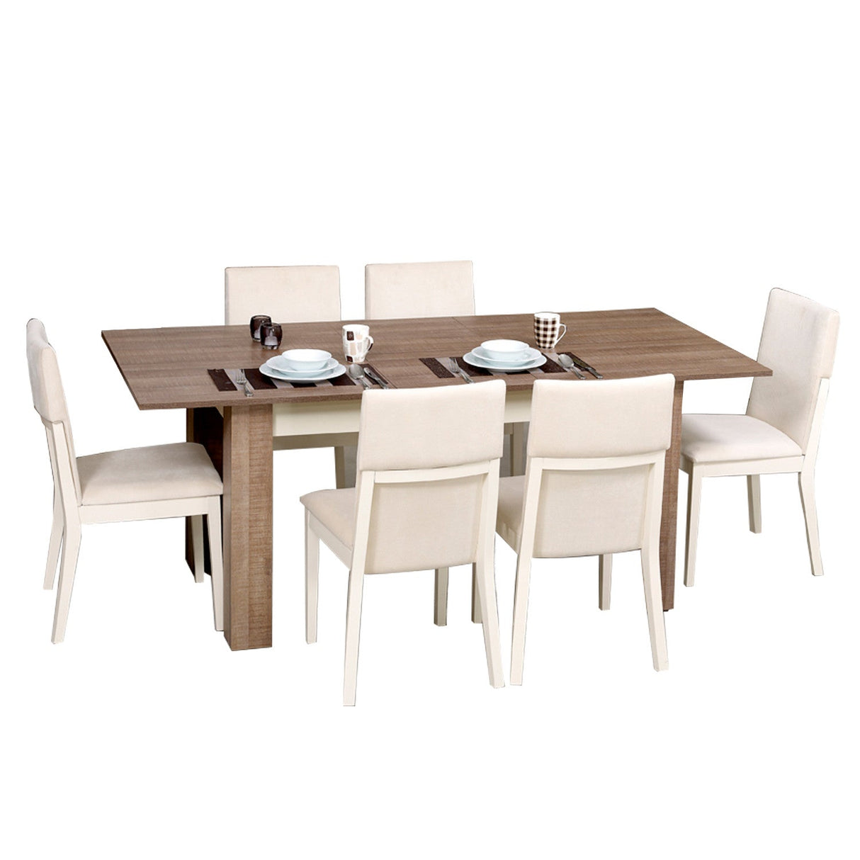 Masă dining extensibilă Bois, Diverse culori, 78x90x150 cm - Dark oak | SKU: 801CMY2910 | Masă dining extensibilă Bois, 78x90x150 cm, varianta Dark oak, produs pentru amenajarea locuinței, disponibil online în România la CasaMob