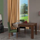 Masă dining extensibilă Bois, Diverse culori, 78x90x150 cm - Nuc | SKU: 801CMY2911 | Masă dining extensibilă Bois, 78x90x150 cm, varianta Nuc, produs pentru amenajarea locuinței, disponibil online în România la CasaMob