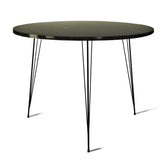 Masa Rotunda Sandalf Table Basic, Alb - Nuc - Negru, 90 x 75 x 90 cm - Negru, SKU 801CMY2930