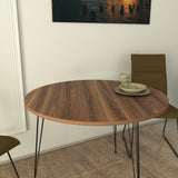 Masa Rotunda Sandalf Table Basic, Alb - Nuc - Negru, 90 x 75 x 90 cm - Maro, SKU 801CMY2930