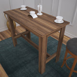 Masă dining Barra, Diverse culori, 120x60x93 cm - Nuc | SKU: 801CMY2941 | Masă dining Barra, 120x60x93 cm, varianta Nuc, produs pentru amenajarea locuinței, disponibil online în România la CasaMob