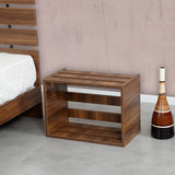 Noptieră Fuga, Diverse culori, 60x33x43 cm - Nuc | SKU: 801CMY3407 | Noptieră Fuga, 60x33x43 cm, varianta Nuc, produs pentru amenajarea locuinței, disponibil online în România la CasaMob