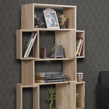 Bibliotecă Box, Diverse culori, 84x30x160 cm - Light oak | SKU: 801CMY3601 | Bibliotecă Box, 84x30x160 cm, varianta Light oak, produs pentru amenajarea locuinței, disponibil online în România la CasaMob