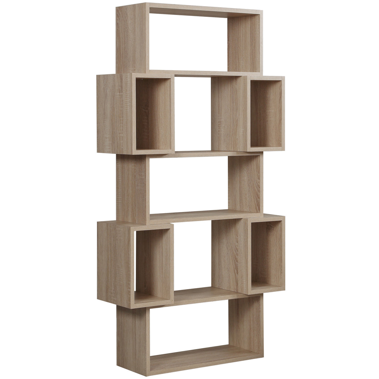 Bibliotecă Box, Diverse culori, 84x30x160 cm - Light oak | SKU: 801CMY3601 | Bibliotecă Box, 84x30x160 cm, varianta Light oak, produs pentru amenajarea locuinței, disponibil online în România la CasaMob