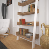 Bibliotecă Only, Dark oak, 80x32x195 cm