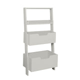 Bibliotecă Only Single, Alb, 59x35x120 cm
