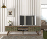Comodă TV Valente (TV Sehpası), Nuc, 180x30x46 cm