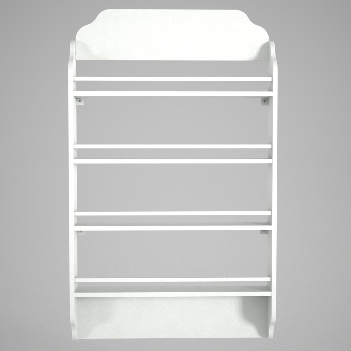 Bibliotecă Montessori, Alb, 80x12x132 cm