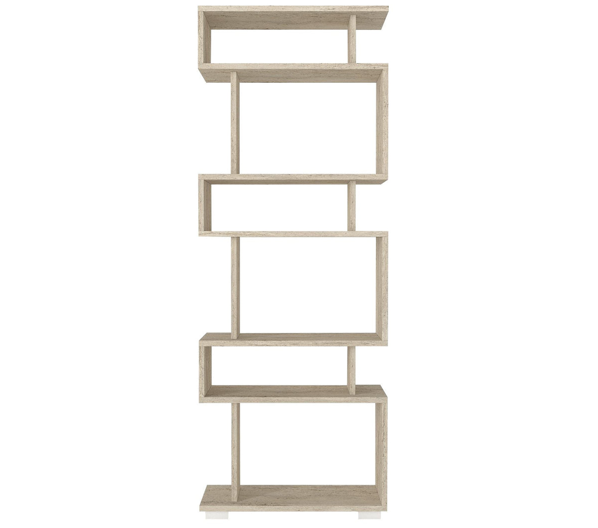 Travertin | SKU: 804TRH3629 | Bibliotecă Blok, 60x20x165 cm, varianta Travertin, produs pentru amenajarea locuinței, disponibil online în România la CasaMob