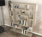Bibliotecă Sarmasik, Travertin, 125x22x149 cm