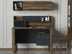 Birou Bumerang, Nuc - Antracit, 120x60x114 cm, SKU 804TRH3808, imagine 3