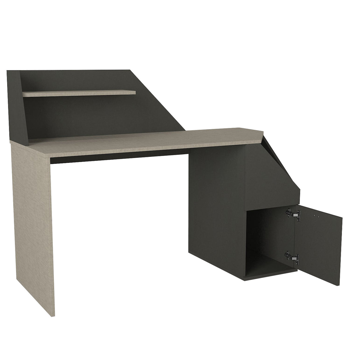 Birou Gusto, Antracit, 140x60x74 cm