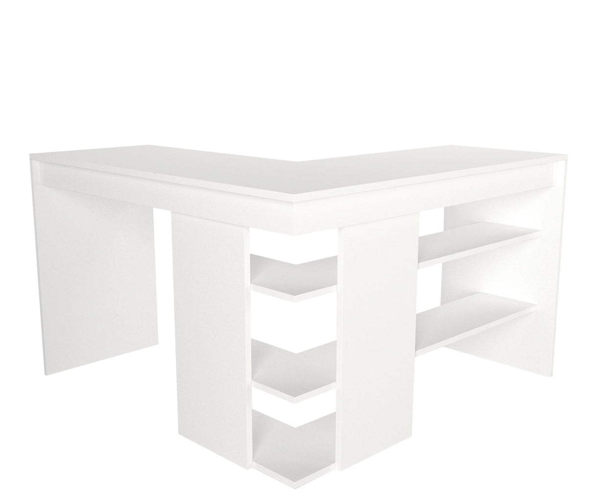Birou Stylo, Diverse culori, 120x120x74 cm - Alb | SKU: 804TRH3817 | Birou Stylo, 120x120x74 cm, varianta Alb, produs pentru amenajarea locuinței, disponibil online în România la CasaMob