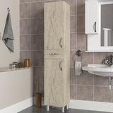 Dulap de baie Selin 2 Doors 1 Drawer, Travertin, 35x31x179 cm