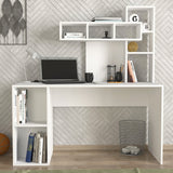 Birou Coral, Diverse culori, 140x60x154 cm - Alb | SKU: 804TRH4914 | Birou Coral, 140x60x154 cm, varianta Alb, produs pentru amenajarea locuinței, disponibil online în România la CasaMob
