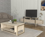Comodă TV Bianco, Diverse culori, 160x46x50 cm - Travertin | SKU: 804TRH4920 | Comodă TV Bianco, 160x46x50 cm, varianta Travertin, produs pentru amenajarea locuinței, disponibil online în România la CasaMob
